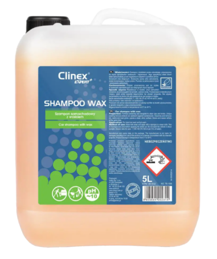 Obrazek CLINEX EX+ SHAMPOO WAX 5l SZAMPON+WOSK